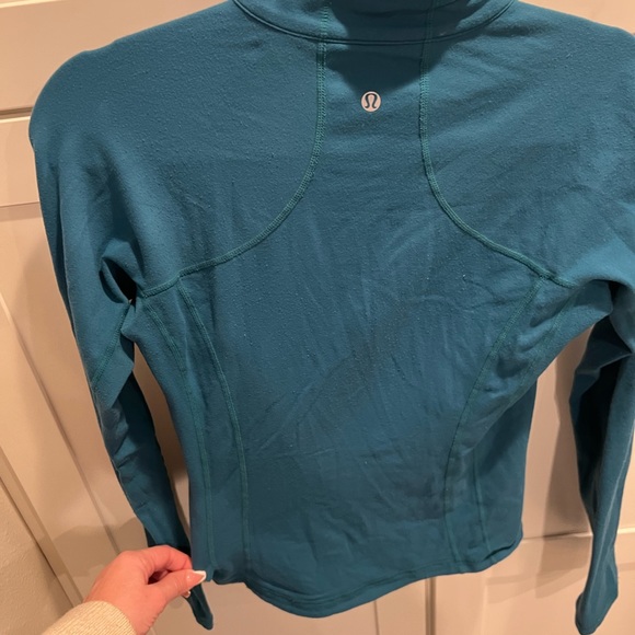 Lululemon Athleta Scuba I’m Teal size 4 - Picture 2 of 3